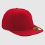 Gorra snapback color rojo-rojo.